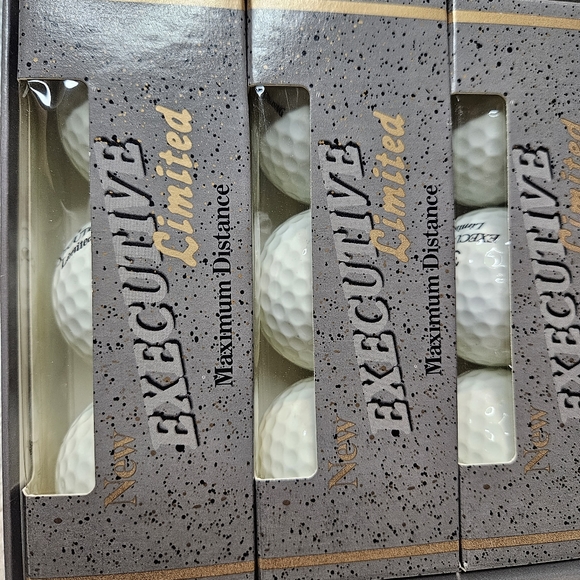Spalding New Executive Limited Maximum Distance 12 White Golf Balls - Picture 5 of 16